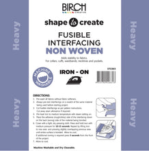 Iron on interfacing heavy