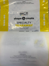 Tearaway iron on interfacing