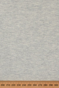 KNIT 1495 Organic cotton jersey grey marle $26/m