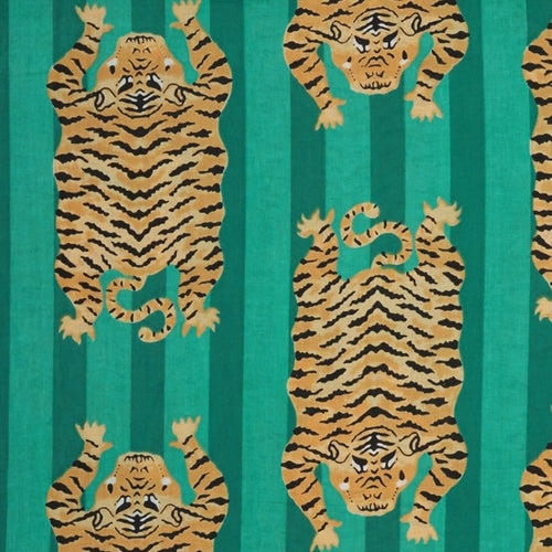 SP 1458 Tiger rug green