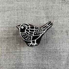 Wood block - Little birdie 4