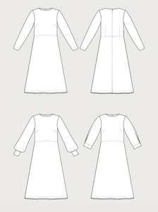 Assembly Line Multi-sleeve midi dress