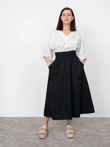 Assembly Line Elastic waist maxi skirt